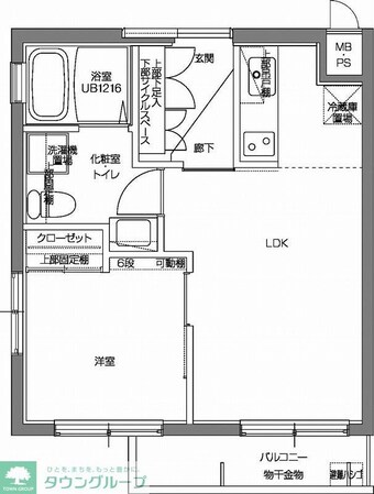 パティーナV代々木上原の物件間取画像